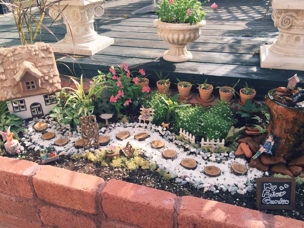 ガーデン雑貨の投稿画像 By みゆきさん ミニチュアガーデンと箱庭作りと手作りの庭とフェアリーガーデンと花のある暮らし 19月6月8日 Greensnap グリーンスナップ