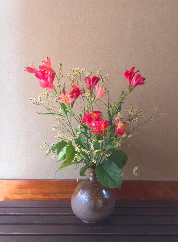 アルストロメリアの投稿画像 By ずずさん ハイブリットスターチスと玄関といけばなと生け花といけばなと生け花 19月9月4日 Greensnap グリーンスナップ Greensnap グリーンスナップ