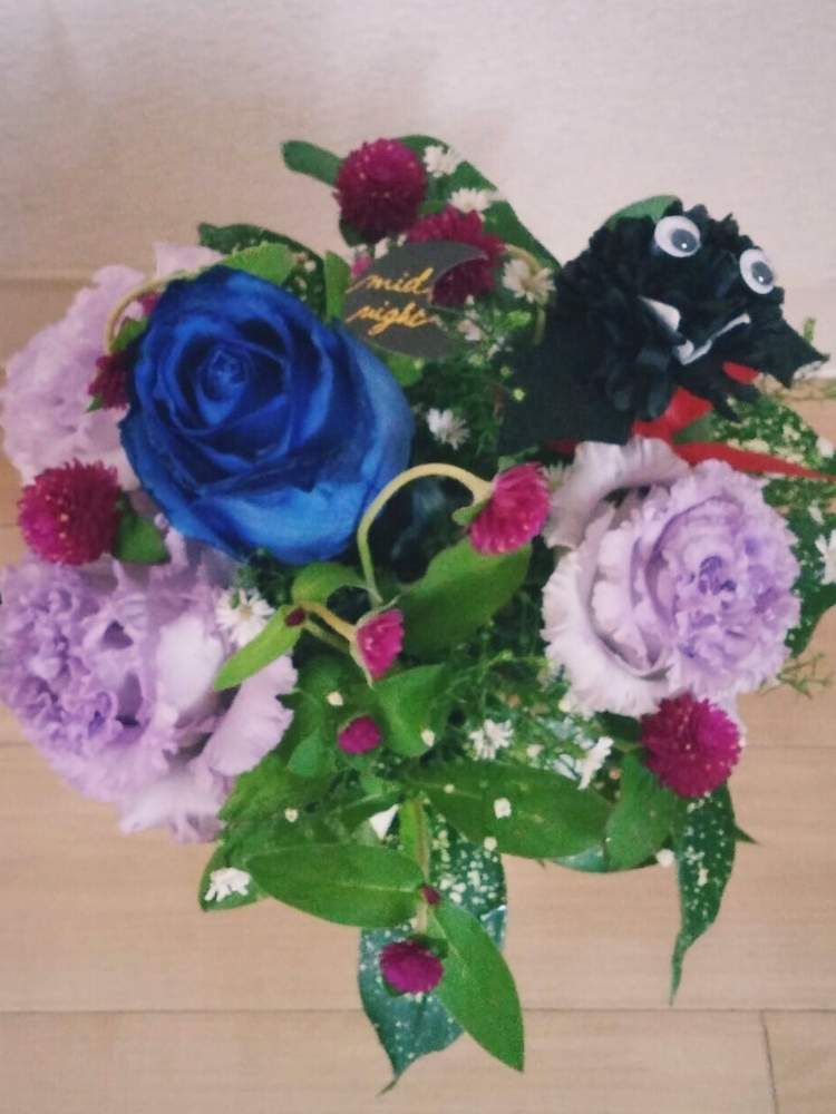 青い薔薇が好きの投稿画像 By 蘭らんさん トルコキキョウ とバースデーブーケと フラワーアレンジとブーケと花のある暮らしと薔薇 19月9月7日 Greensnap グリーンスナップ