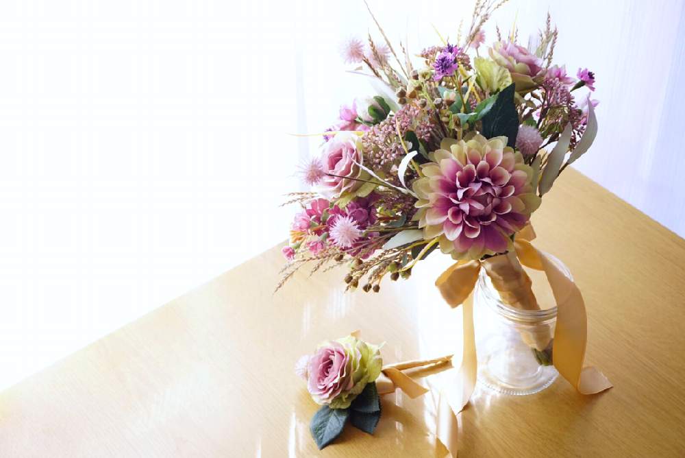 ウエディングブーケの投稿画像 By Shionさん ウェディングとブートニアと造花とブーケと花のある暮らしとアーティフィシャル フラワーと花束 19月9月26日 Greensnap グリーンスナップ