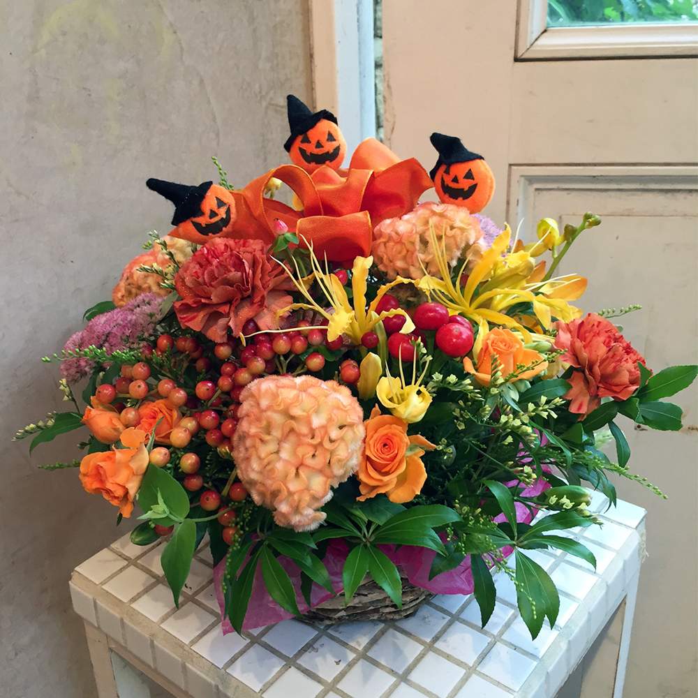 ケイトウの投稿画像 By Country Harvestさん ハロウィンアレンジとハロウィンと生花とフラワーアレンジメントと花のある暮らしと秋の色 19月10月8日 Greensnap グリーンスナップ