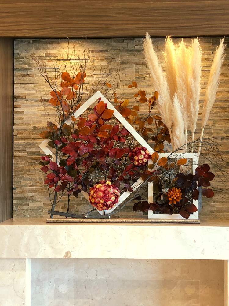 秋の装飾の投稿画像 By Green Flower Studio Li Anさん ドライフラワーとドライフラワーのある暮らしとli Anとドライフラワーアレンジとドライフラワーディスプレイと花のある暮らし 19月10月16日 Greensnap グリーンスナップ
