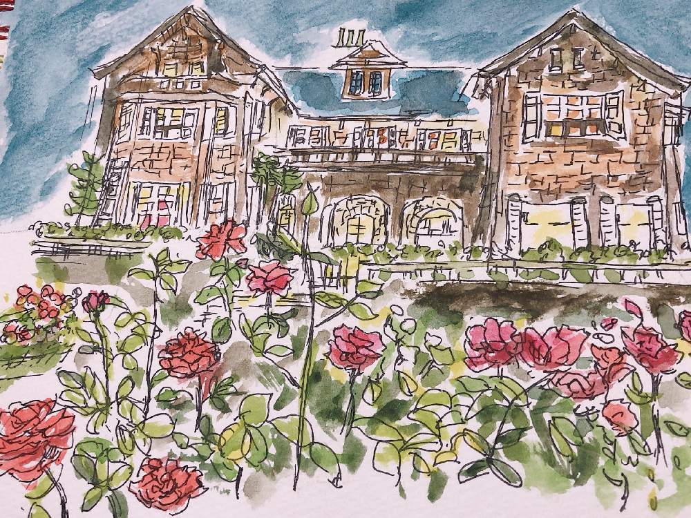バラの投稿画像 By ジョージーさん イラストと庭園と花のある暮らしとおでかけ先 19月11月9日 Greensnap グリーンスナップ
