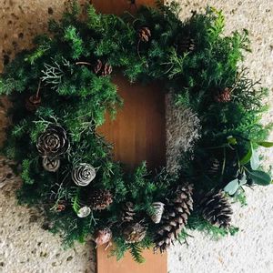 リース,癒される,木の実のリース,クリスマスリースの画像