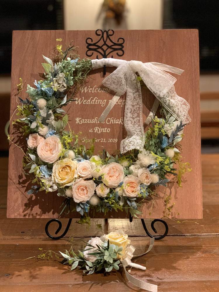 手作りの投稿画像 By Kusaka Houseさん ウェディングとリースブーケとお気に入りと今日の一枚とプレゼント用とプリザーブド フラワーと綺麗とブートニアと可愛いと花のある暮らしとディスプレイと淡路島 19月12月19日 Greensnap グリーンスナップ