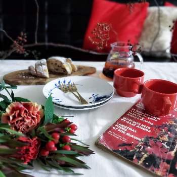 テーブルの画像 by 佳子さん | 部屋と食卓とティータイムとテーブルと花のある暮らしとクリスマス