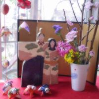 ハナモモ,ヒヤシンス,ハンドメイド,花のある暮らし,トールペイントの画像
