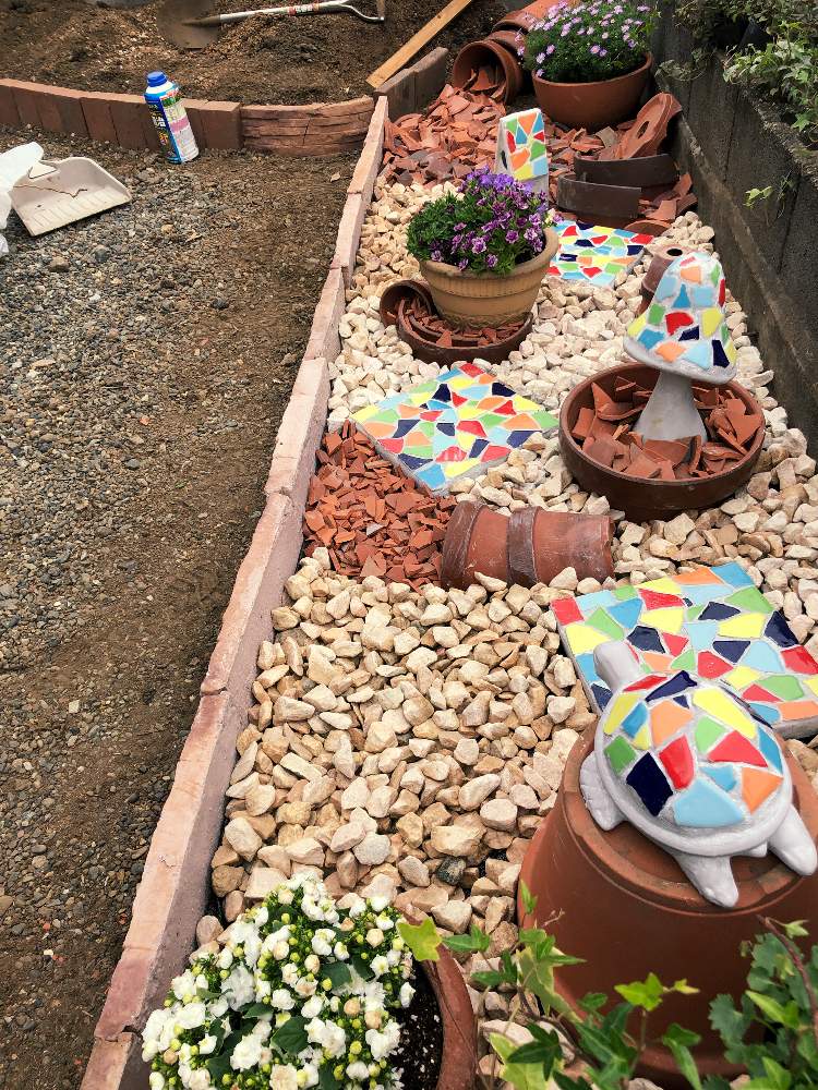 花壇の投稿画像 By Meiseiさん おうち園芸と植木鉢 アレンジと鉢 リメイク 月5月4日 Greensnap グリーンスナップ
