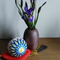 コアヤメ,まつもと手鞠,手作り,自分らしくね,ベテラン乙女倶楽部の画像