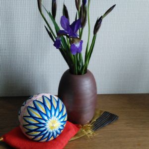 コアヤメ,まつもと手鞠,手作り,自分らしくね,ベテラン乙女倶楽部の画像