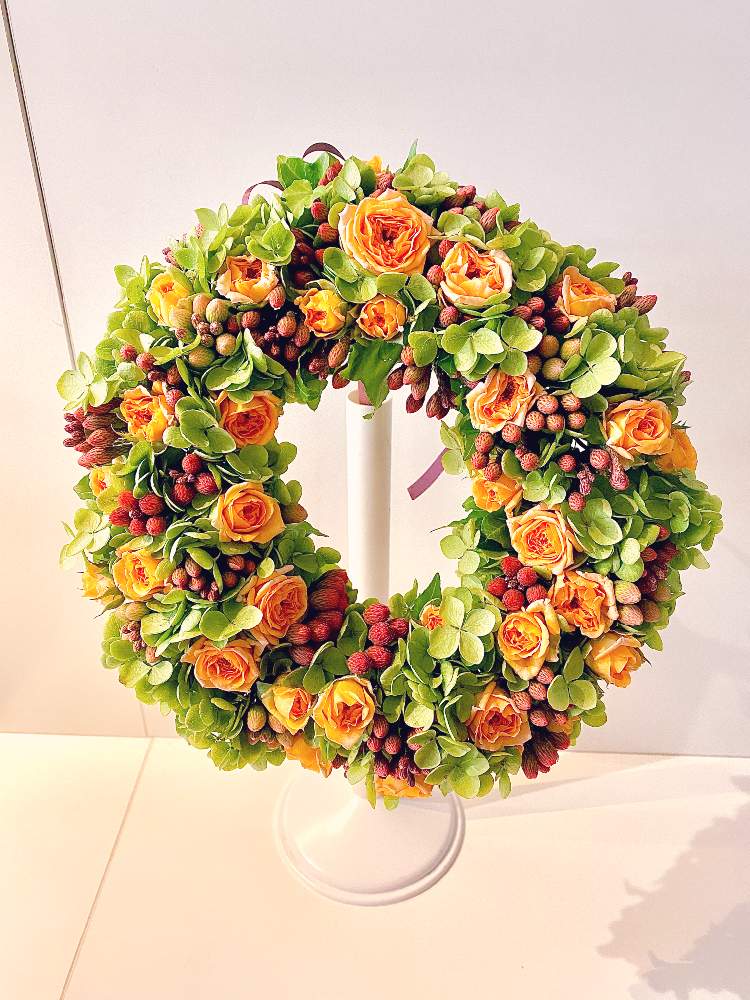 ばら バラ 薔薇の投稿画像 By Loccaさん リースブーケとアイビー とアナベル 紫陽花とワイヤリングブーケとブーケとブルニアと花のある暮らしと癒しのひと時 月9月19日 Greensnap グリーンスナップ