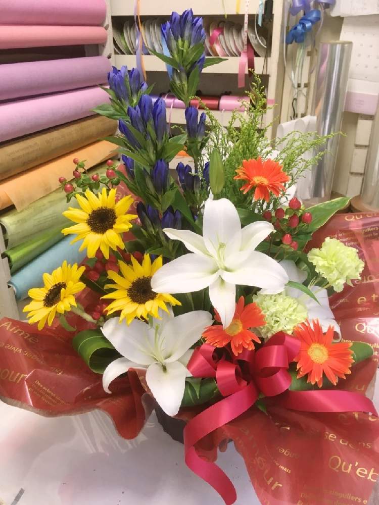ガーベラの投稿画像 By はなのみせ花紋さん ユリとひまわりと八千代市と千葉県と花屋の嫁と八千代市勝田台と生花店と花屋の想いと花屋とお店紹介とフラワーアレンジメントと勝田台駅 月10月11日 Greensnap グリーンスナップ