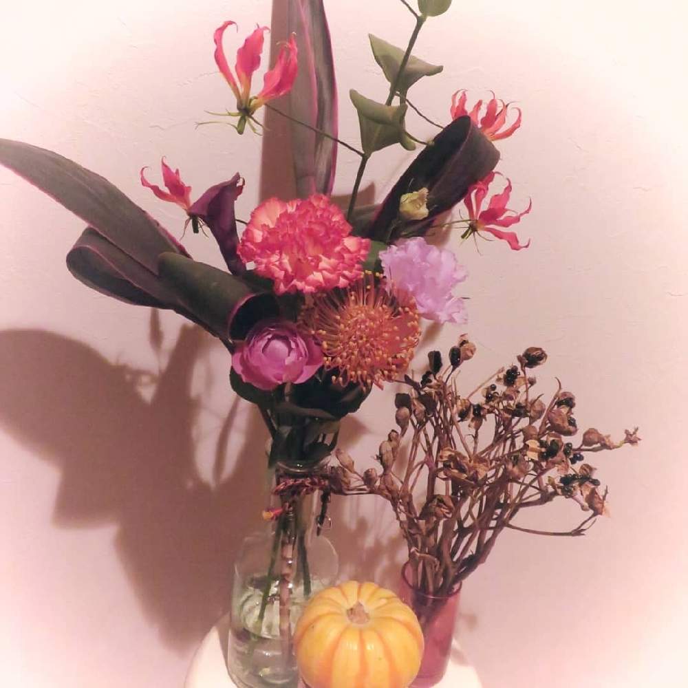 カボチャの投稿画像 By さいたまつぼみさん 埼玉県と埼玉万歳と花いっぱいプロジェクトとつぼみのアレンジ 月10月日 Greensnap グリーンスナップ