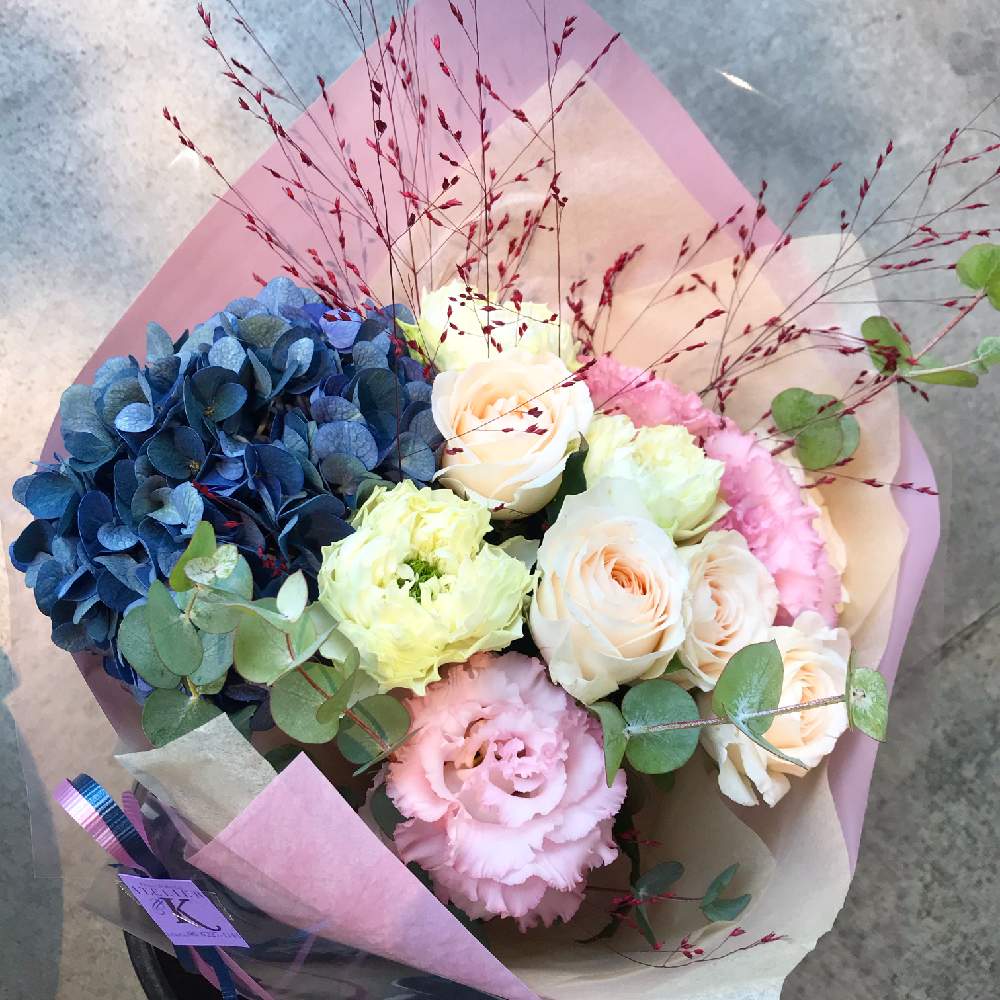 アジサイの投稿画像 By アトリエkさん トルコキキョウとバラとバラとパニカムとatelierkとプレゼントとトルコキキョウ とご送別用とアトリエケイと紫陽花 アジサイ あじさいと淀屋橋花屋とお祝い花と花のある暮らしと北浜花屋とアトリエkとバラ ミニバラとお花屋さんと