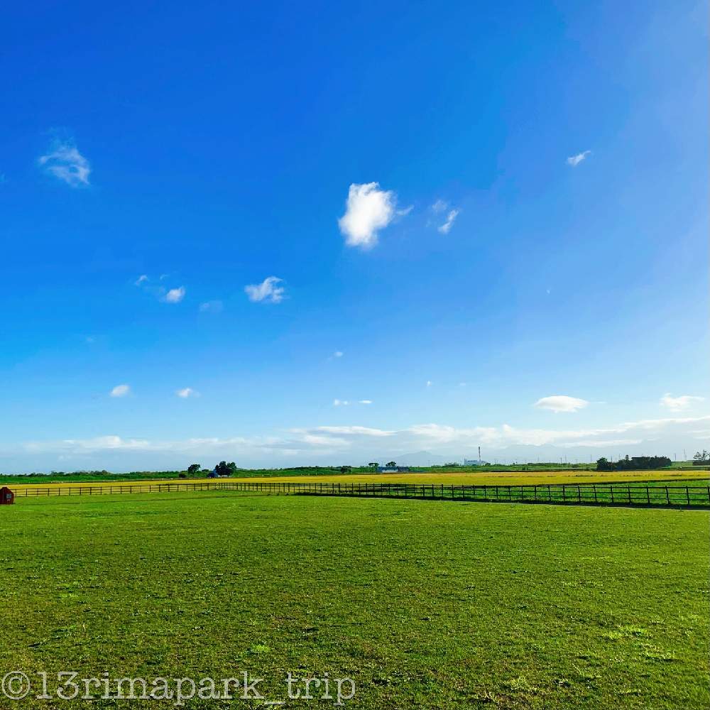 北海道の旅の投稿画像 By 13 Rima Park Tripさん 自然の風景とsceneryと広い芝生と快晴と北海道と緑のある風景とお散歩で見つけたと 北海道の風景と青空 月11月2日 Greensnap グリーンスナップ