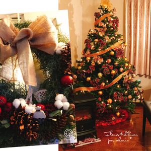 リース,クリスマスリース,クリスマスツリー,クリスマスディスプレイ,大切なクリスマスツリー♡の画像