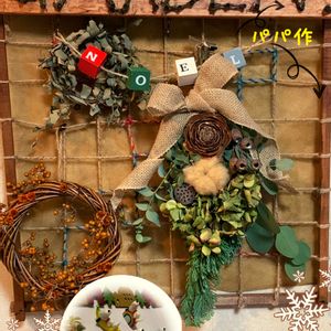 スワッグ,おきにいり,手作り雑貨,クリスマス雑貨,GSのみなさんに感謝♡の画像