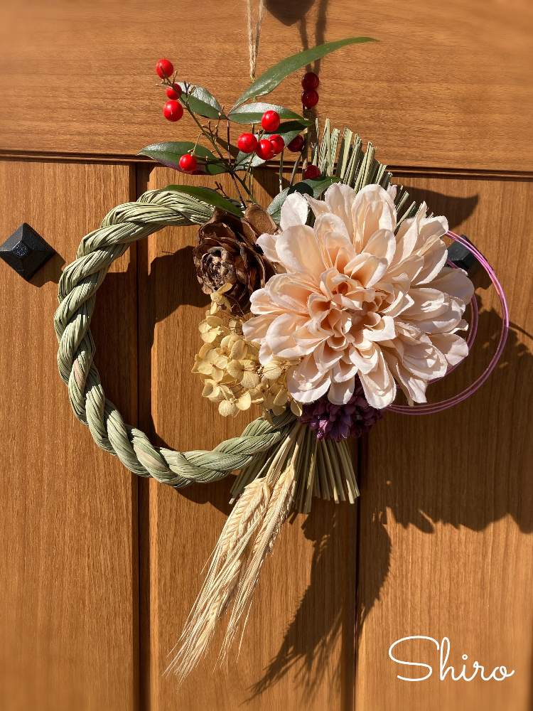 しめ縄リースの投稿画像 By しろさん しめ縄とお正月としめ縄アレンジとしめ縄飾り手作り 月12月28日 Greensnap グリーンスナップ