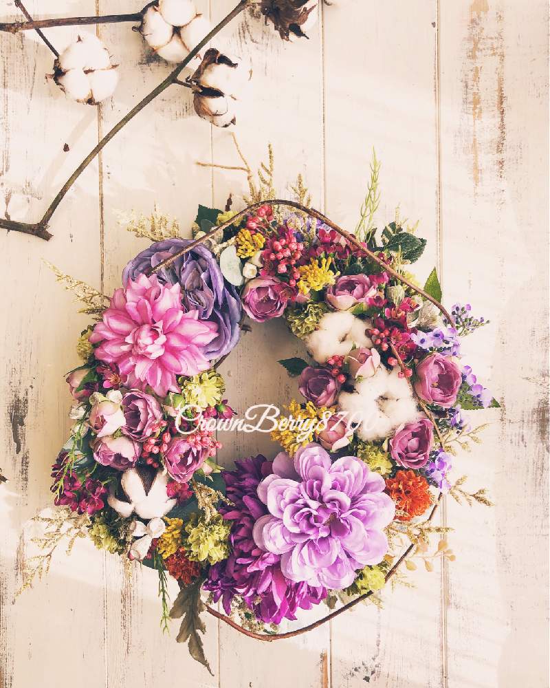 花雑貨の投稿画像 By Kimさん フラワーアーティストとドライフラワーとハンドメイド作品と癒しとナチュラルと今日のお花とプリザーブド フラワーとリースとハンドメイドとフラワーアレンジメントと花のある暮らしとアーティフィシャル フラワーとwreathとインテリア雑貨
