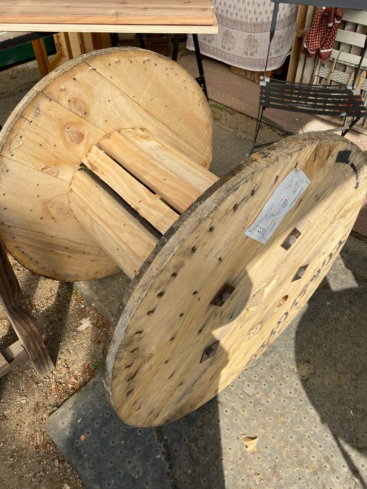 電線ドラム 木製 （無地）テーブル、花台などの製作 各種DIY材料 - その他