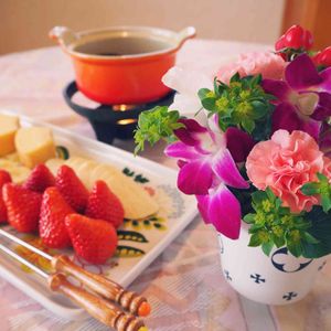 イチゴ♡,お部屋に花を,美味しそう♡,熊本から,ミラーレス一眼の画像