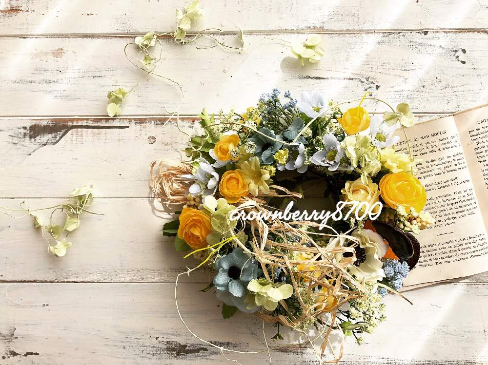 花雑貨の投稿画像 By Kimさん フラワーアーティストとドライフラワーとグリーンのある暮らしとハンドメイド作品と癒しとアーティシャルフラワー とナチュラルと今日のお花とリースとハンドメイドと 花のある暮らしとアーティフィシャル フラワーとwreathとインテリア雑貨