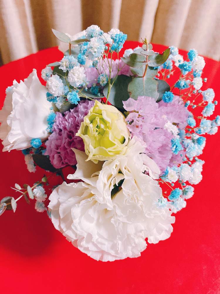 トルコキキョウの投稿画像 By サクラさん かすみ草とミニブーケとお花屋さん 21月4月12日 Greensnap グリーンスナップ