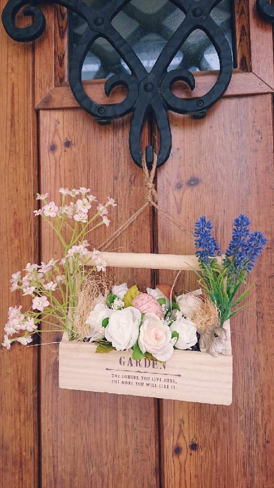 イースターエッグの投稿画像 By しゅうさん ハンギングと寄植えと造花とドア飾りと春とdiyとイースターとウサギと玄関飾りと北海道 21月4月15日 Greensnap グリーンスナップ