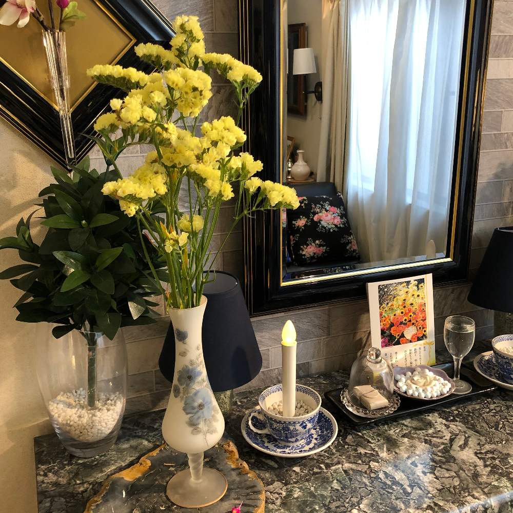 黄色のスターチス 花浜匙 の投稿画像 By Grace Placeさん 花言葉と花のある暮らしと誕生花とgs映え 21月4月29日 Greensnap グリーンスナップ