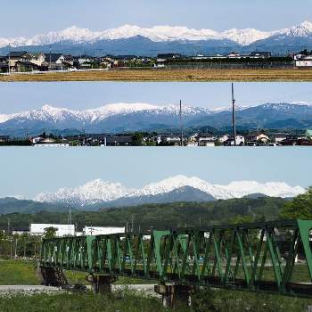 立山連峰の画像 by Momoさん | 北アルプス 劔岳と新緑の５月とグリーンのある暮らしと残雪の峰！と富山県の山と立山連峰