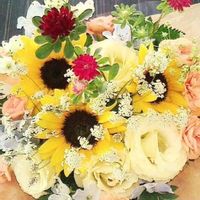 バラ,ヒマワリ,スプレーカーネーション,ひまわり,かわいいの画像