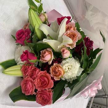 退職の花束の画像 by ミルポポさん | 部屋と花束と退職の花束とお花屋さんの花束