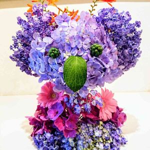 アジサイ,ガーベラ,あじさい,かわいい,切り花の画像