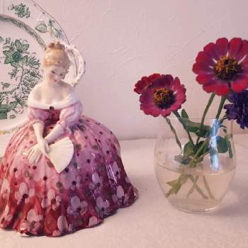 百日草の花の画像 by yukkoさん | 部屋と緑のある暮らしと花のある暮らしとドルトン人形と百日草の花とヘレンド