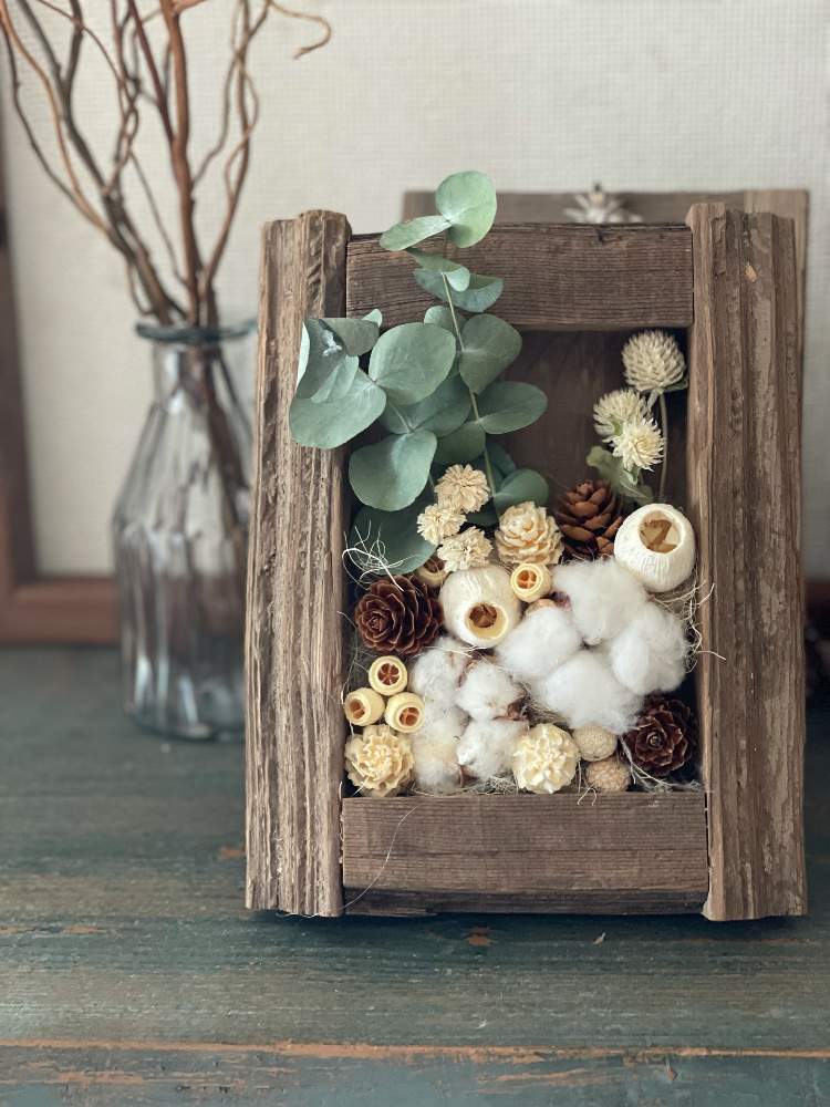 ドライフラワーの投稿画像 By あんさん ドライフラワーのある暮らしとアレンジフラワーと花のある暮らしとフレームアレンジとクリスマス 21月10月15日 Greensnap グリーンスナップ