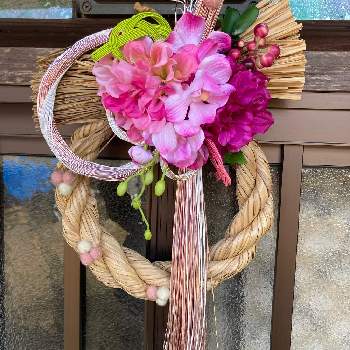 しめ縄リースの画像 by あんこさん | 玄関と花のある暮らしとしめ縄飾りとしめ縄リース