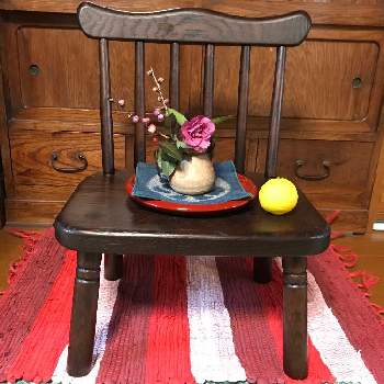 お正月花の画像 by at.モーニングさん | 部屋とお正月花と小さな椅子と暮らしのスナップ