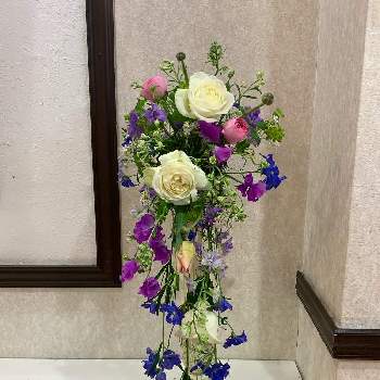 花束みたいの画像 by ももマルシェさん | 部屋とバラとチューリップとスイートピーとラナンキュラスとラナン キュラスとパープルとホワイトと花束みたいと春色と桜・もも・ピンクとバラを楽しむ