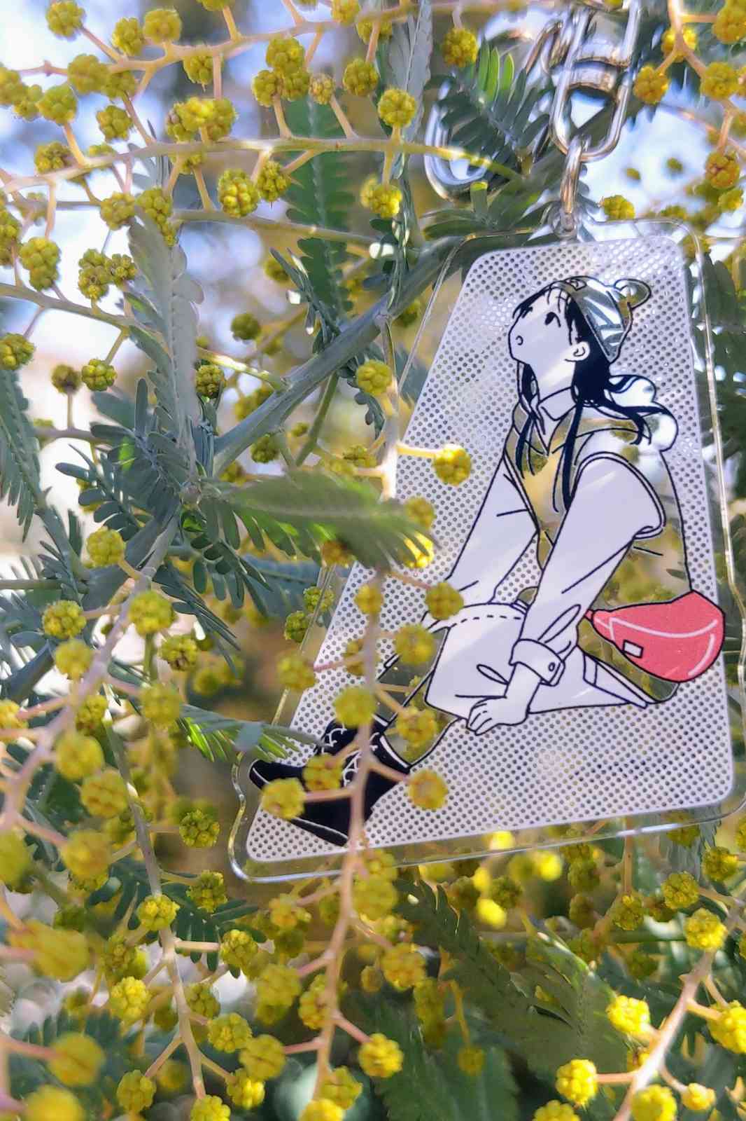 春待ち♪ 蕾が可愛い ミモザリース #243 ドライ フラワー リース