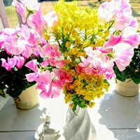 スイートピー,菜の花,かわいい,フラワーアレンジメント,可愛いの画像