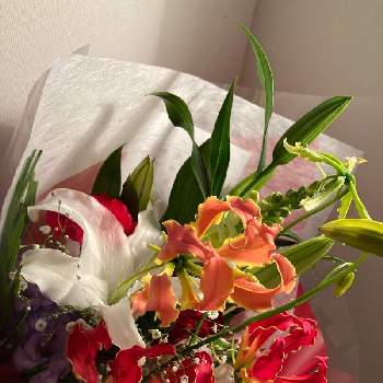退職の花束の画像 by あんこさん | 部屋と感謝と定年退職祝いと退職の花束