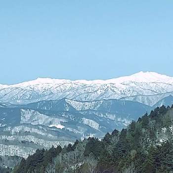雪山の画像 by あんなかさん | 山の展望と山岳展望と雪山と雪景色とハイキング・登山と登山道と山あるきと登山と山登り