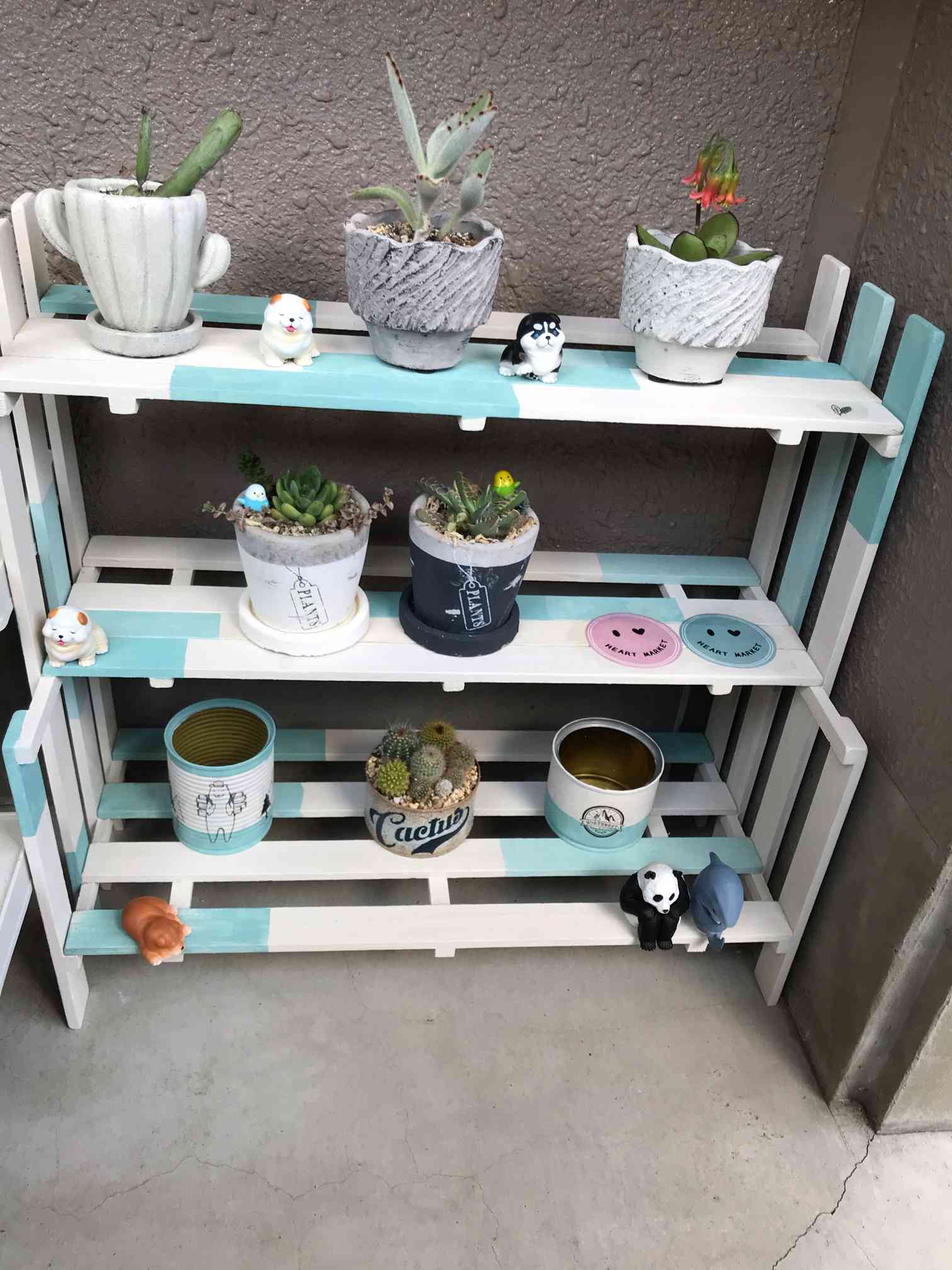 多肉植物棚 ハンドメイド ハンドメイド❁⃘*多肉植物棚❁⃘*
