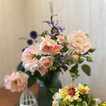 薔薇　ロココの画像 by あこさん | 玄関ともったいないと薔薇　ロココと庭の花と…とお庭の花たちと花のある暮らしと切り花