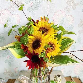 スーパーの花屋さんの画像 by メルシーフラワーさん | スーパーの花屋さんと癒しと花を飾るとスーパーの切花とハナカジとメルシーフラワーと爽やかと花のある暮らしとこころを花にかえてと夏休み