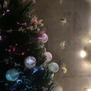 クリスマス,癒し,ガーランド,クリスマスツリー,インテリア雑貨の画像