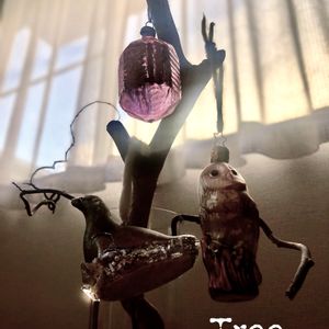 小枝,枯れ木,クリスマスツリー,ツリー,クリスマスディスプレイの画像