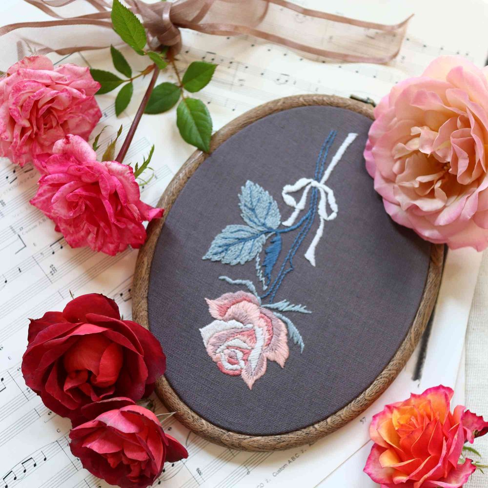 ⋆⸜ Enjoyお洒落⸝⋆お花のワクワク刺繍リボン 興味深い