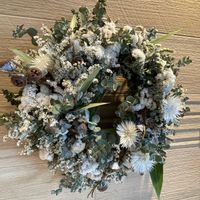 ユーカリ,爽やかな香り,リース,今日のお花,札幌の画像
