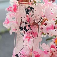 サルスベリ,百日紅,サルスベリ(夏祭り),大人の着せ替え人形,お散歩ちゃんキーホルダーの画像